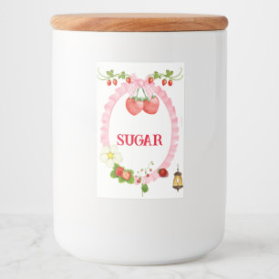 Custom Strawberry Food Label