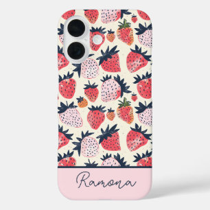 Custom Strawberry Pattern Phone Case