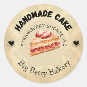 Custom Strawberry Shortcake Labels Personalised