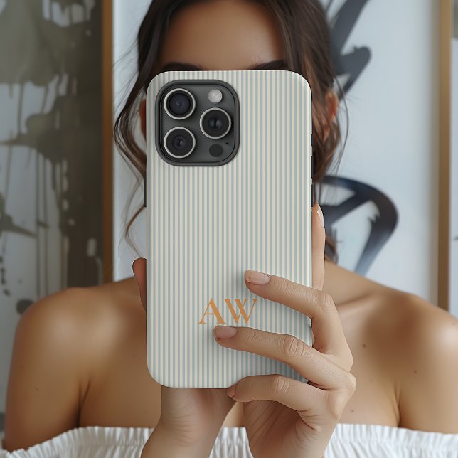 Custom Stripes Phone Case Gift for Mum or Grandma (Personalized iPhone Case Gift for Mom or Grandma, Custom Name iPhone Case Graduation Gift for Her)