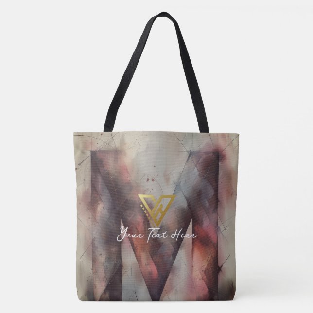 Custom :  Structured Style Tote. Tote Bag (Front)