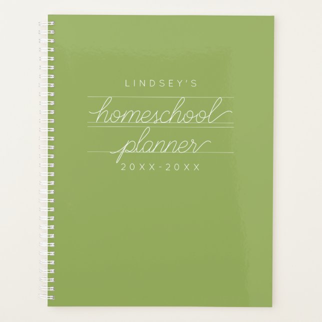 Custom Student Academic Planner (Front)