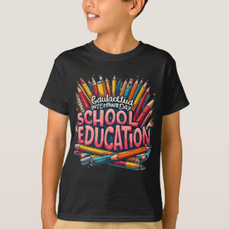 Custom Student T-Shirts for World Education Day -