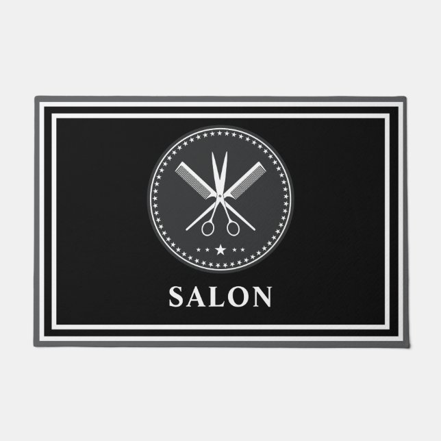 Custom Stylish Hair Salons & Barbers           Doormat (Front)