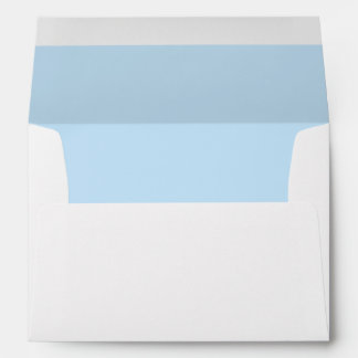 CUSTOM STYLISH MODERN MINIMAL SIMPLE WEDDING WHITE ENVELOPE