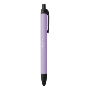Custom Stylish Pale Purple Pen with Your Name