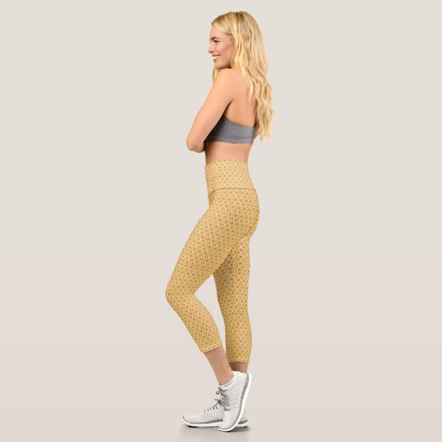 Custom Submission Gift – Funny | Modern | Personal Capri Leggings (Left)