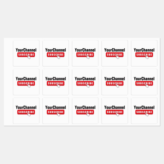 Custom Subscribe YourChannel (Sheet)