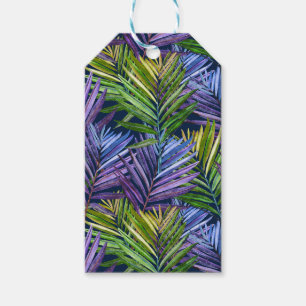 Custom Summer Breeze Tropical Beach Palms Gift Tags