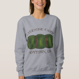 Custom Summer Camp Sleeping Bag Roll Camping Sweatshirt