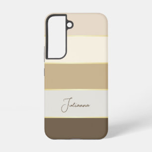 Custom Summer Colors Color Block Stripes Samsung Galaxy Case