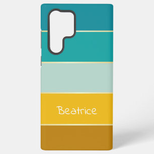 Custom Summer Colors Color Block Stripes Samsung Galaxy Case