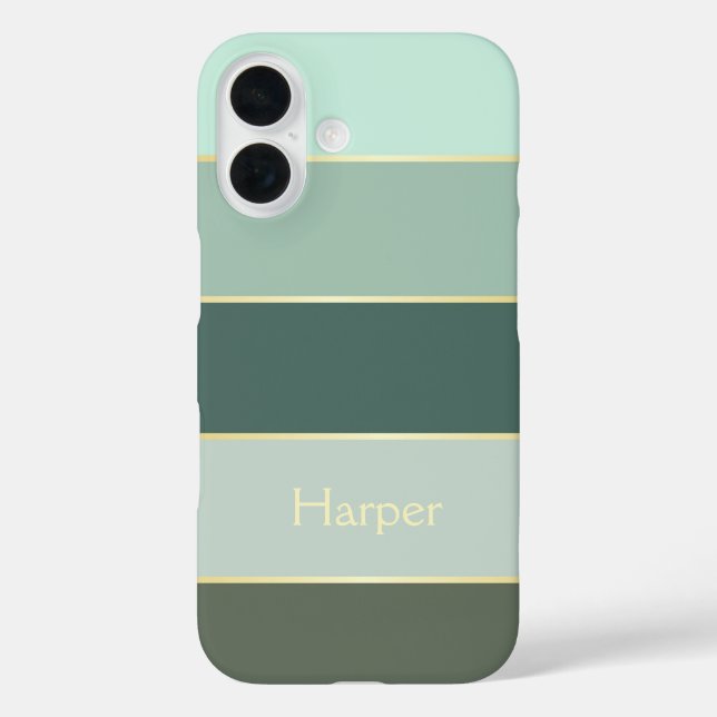 Custom Summer Colours Colour Block Stripes Case-Mate iPhone Case (Back)