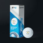 Custom sunflower Taylor Made TP5 Golf Balls<br><div class="desc">Taylor Made TP5 Custom Sunflower & Name Golf ball.</div>