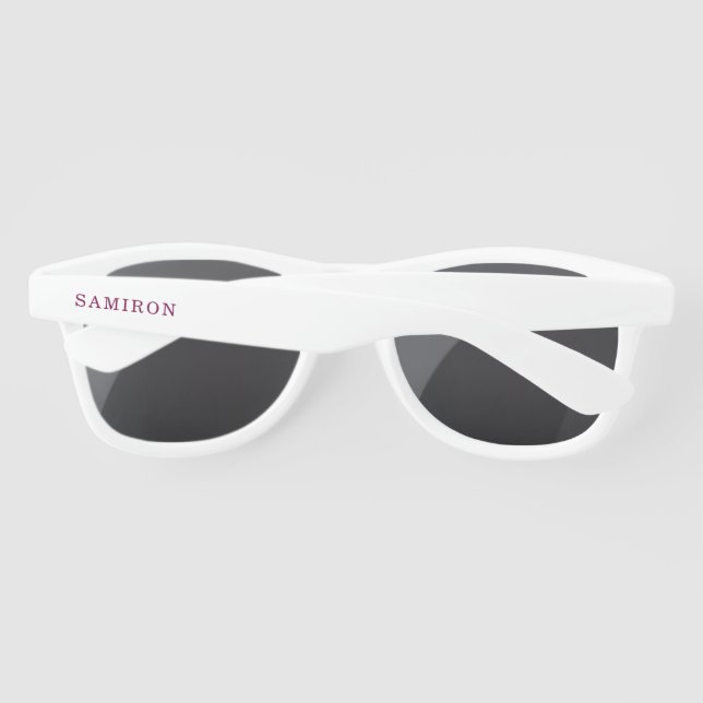 Custom  sunglasses (Back)