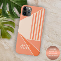 Custom Sunny Summer Orange Coloured Mod Art