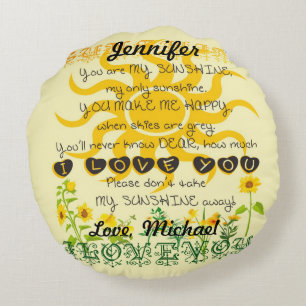 Custom Sunshine Pillow