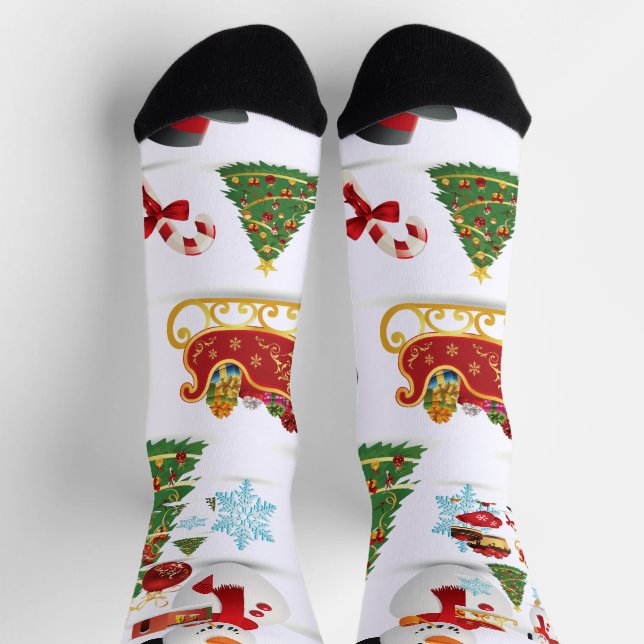 Custom Sustainable Premium Crew Sock (Top)