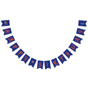 Custom Swallowtail Party Bunting Banner