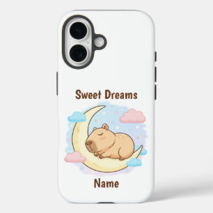 Custom Sweet Dreams Capybara iPhone Case