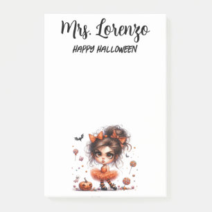 Custom Sweet Spellbound — Whimsy Meets Halloween Post-it Notes