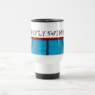 Custom Swimming Travel Mug