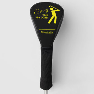 Custom SWING UNTO THE LORD Silhouette DRIVER Golf Head Cover