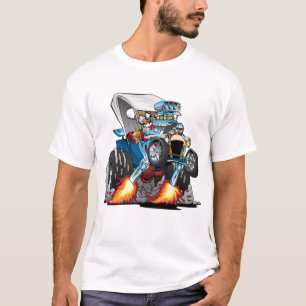 Custom T-bucket Roadster Hotrod Cartoon T-Shirt