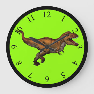 Custom T-Rex Kids Wall Clock
