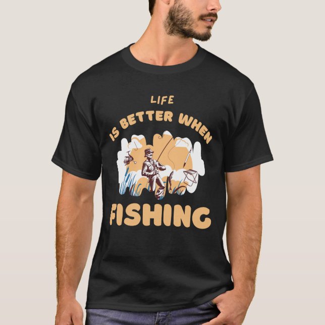 custom t-shirt for fishermen (Front)