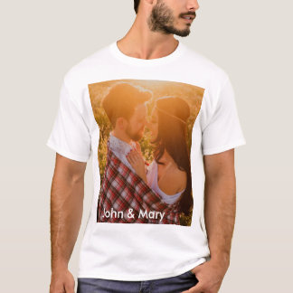 Custom T-Shirt upload your photo and name