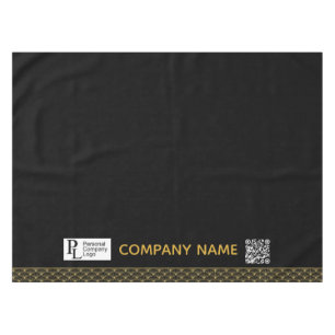 Custom Table Cover Business Logo Art Deco Border Tablecloth