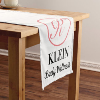 Custom Table Runner With Your Logo and Text