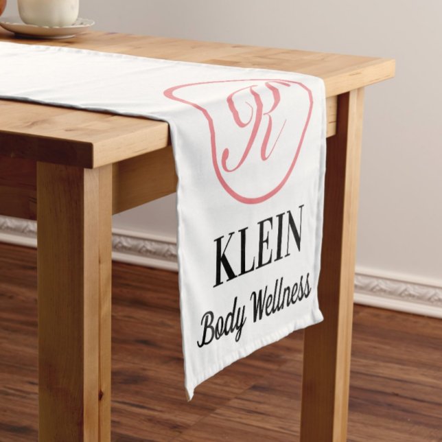 Custom Table Runner With Your Logo and Text (Creator Uploaded)