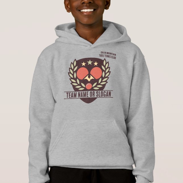 Custom Table Tennis Team Name Club League (Front)