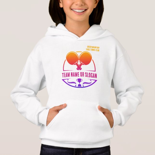 Custom Table Tennis Team Name Club League (Front)