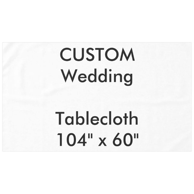 Custom Tablecloth 104" x 60" (Front (Horizontal))