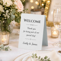 Custom Tabletop Signs | Wedding & Party