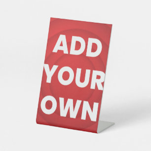 Custom Tabletop & Wedding Signs Elegant