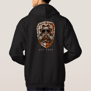 Custom Tactical Gas Mask Operator Pullover Hoodie