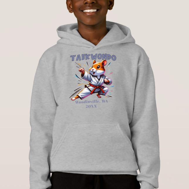 Custom Taekwondo Practitioner Location Date Name (Front)