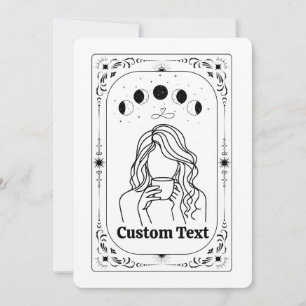 Custom Tarot Astrology Fortune Magical Zodiac Sign Invitation