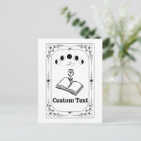 Custom Tarot Book Lover Celestial Astrology Whimsy