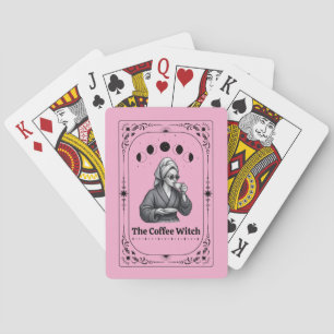 Custom Tarot Coffee Lover Zodiac Horoscope Witchy Playing Cards