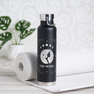 Custom Tarot Nurse Graduation Coffee Lover Trendy Water Bottle