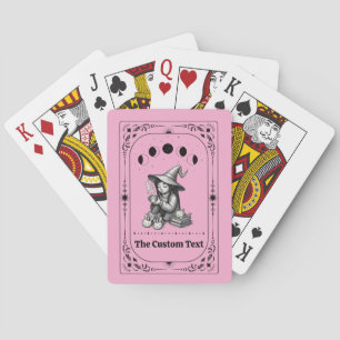 Custom Tarot Witchy Celestial Moon Whimsical Magic Playing Cards