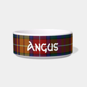 Custom Tartan Plaid Pet Bowl