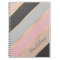 Custom Taupe Beige Grey Blush Pink Gold Stripes