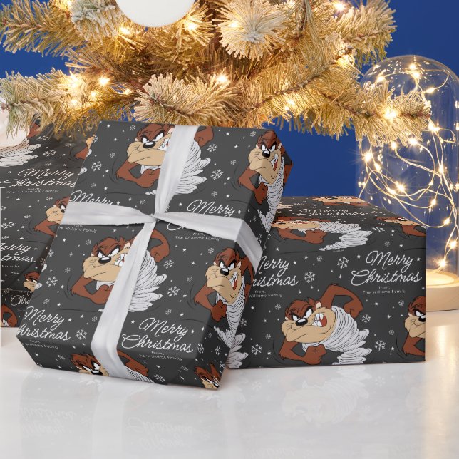 Custom TAZ™ Merry Christmas Wrapping Paper (Holidays)