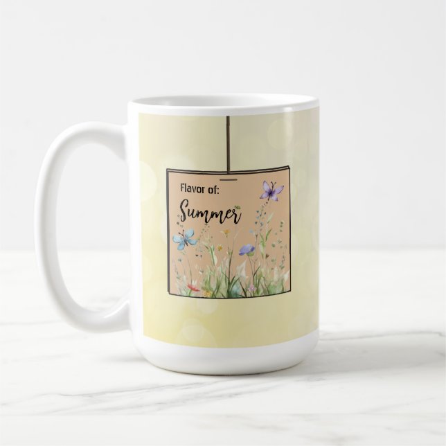 Custom Tea Bag Flavour Mug (Left)